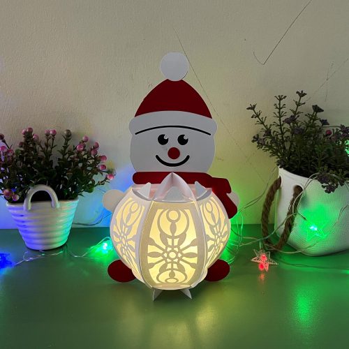 Snowman Paper Lantern