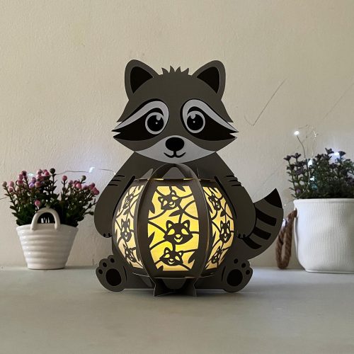 Raccoon Paper Lantern